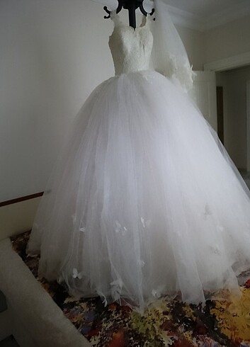 Evleneceklere Harika bir Gelinlik 38 Beden  - Görsel 17