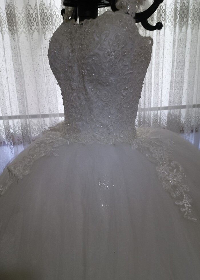 Evleneceklere Harika bir Gelinlik 38 Beden  - Görsel 2