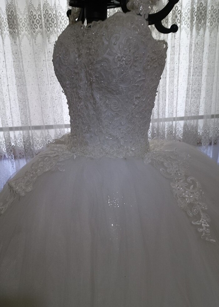 Evleneceklere Harika bir Gelinlik 38 Beden  - Görsel 4