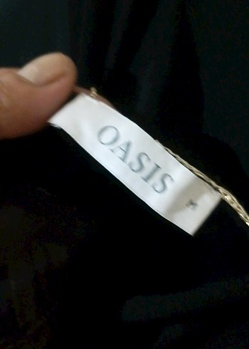 Siyah Drapeli Kolsuz Midi Bluz - Görsel 6