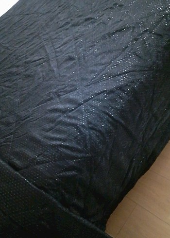 Siyah Simli  Yatak Örtüsü - Görsel 6