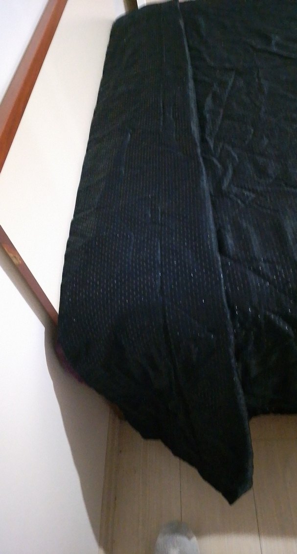 Siyah Simli  Yatak Örtüsü - Görsel 5