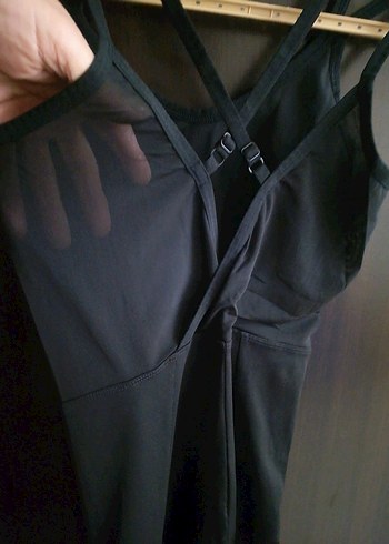 Siyah Straplez Hamile Tulum - Görsel 5