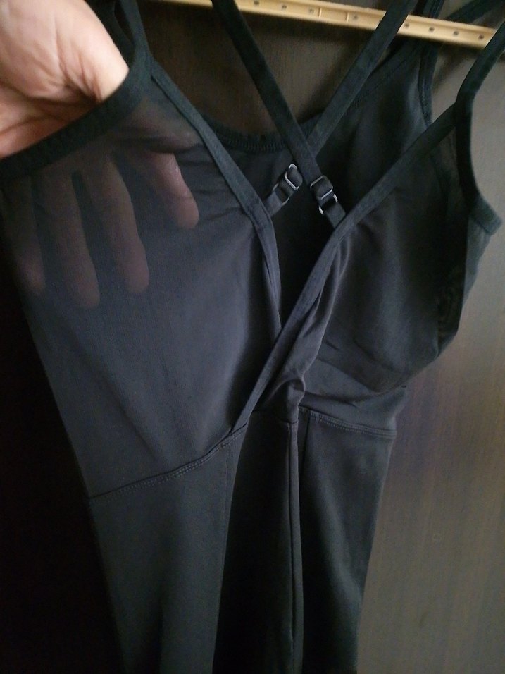 Siyah Straplez Hamile Tulum - Görsel 5