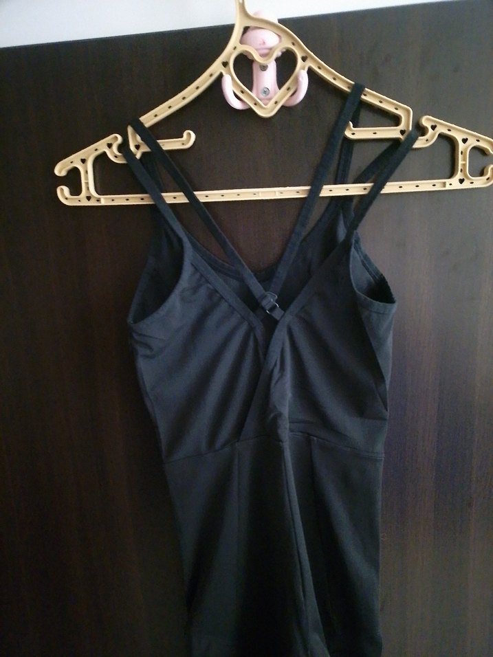 Siyah Straplez Hamile Tulum - Görsel 2