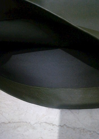 Kemerli Koyu Yeşil Deri Kadın Şort etek Zara marka 32 Beden - Görsel 5