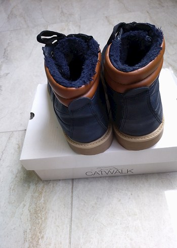 Kemer Detaylı Lacivert Erkek Bot - Görsel 3