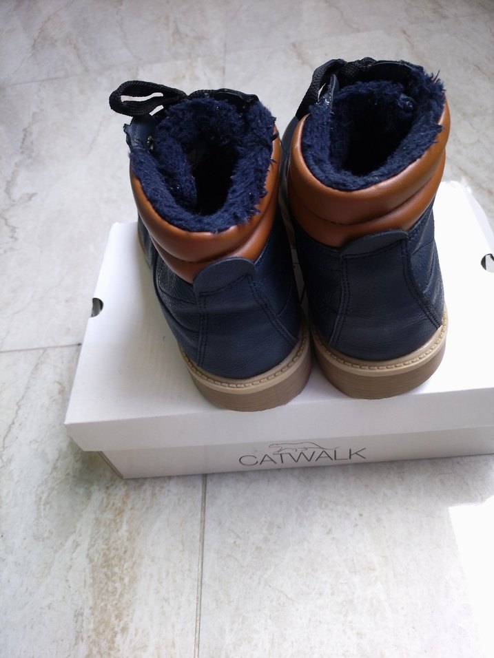 Kemer Detaylı Lacivert Erkek Bot - Görsel 3