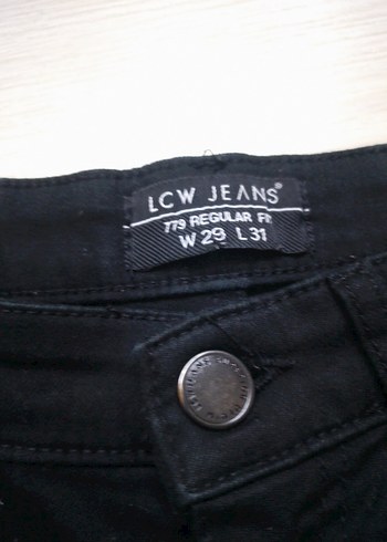 LC Waikiki Erkek Siyah Denim Regular Fit Pantolon