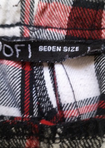 Kadın  Çok Renkli Kareli Normal Boy - Görsel 7