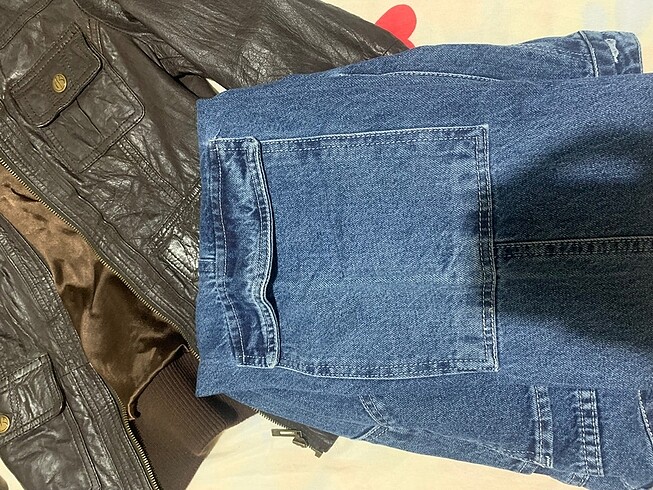 Diğer kargo cep jean pantolon