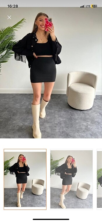 Trendyol & Milla siyah etek