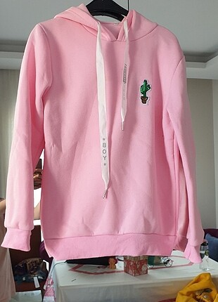 Pembe sweetshirt 