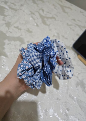 Accessorize Mavi Renkli Elastik Kadın Saç Tokaları