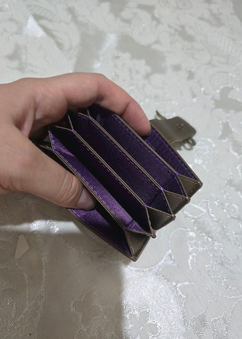 Vakko Vintage Bohem Deri Kadın kartlık cüzdan