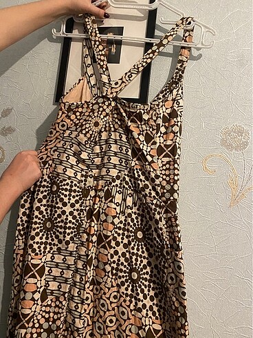 m Beden beyaz Renk Zara / Yazlık Elbise