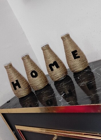 Home yazılı dekoratif süs