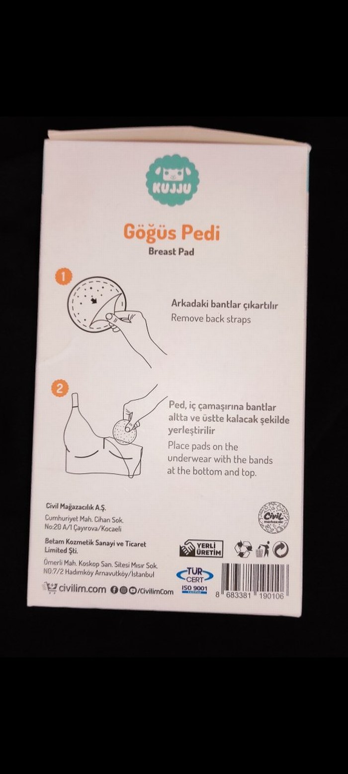 KUJJU Ekstra İnce Göğüs Pedi 40 Adet - Görsel 3