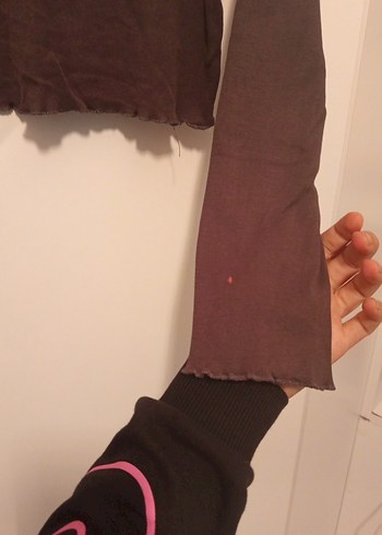 Bo Uzun Kollu Tişört crop - Görsel 5