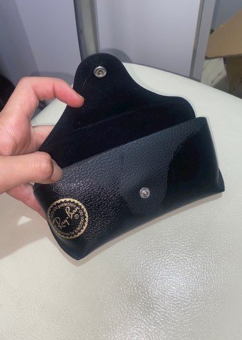 Siyah  Tokalı gözlük çantası - Görsel 4