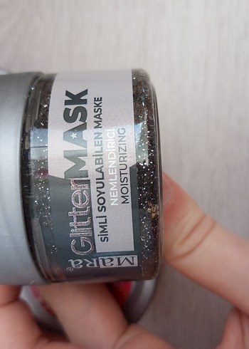 Mara Parlak Simli Soyulabilir Yüz Maskesi - Görsel 2