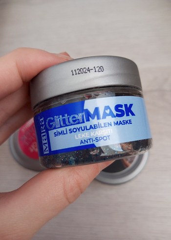 Mara Parlak Simli Soyulabilir Yüz Maskesi - Görsel 3