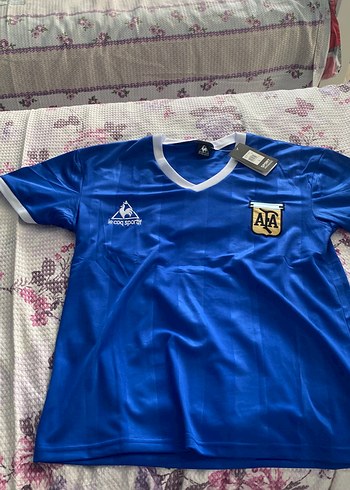 Maradona 1986 Arjantin Deplasman forması (Tarının Eli)