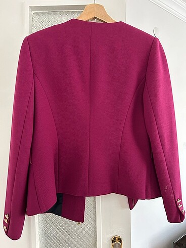 Seçil pembe şık blazer abiye ceket