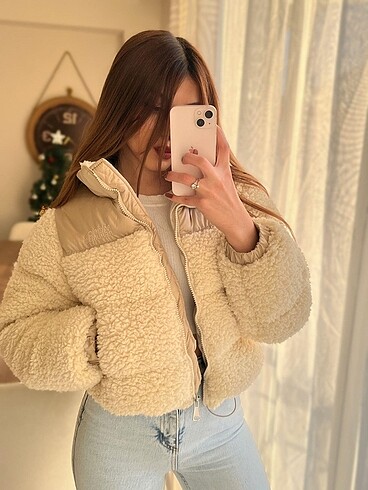 Peluş şişme mont
