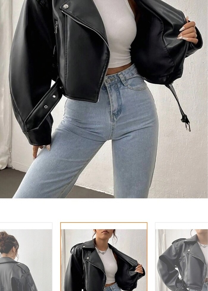 Deri ceket - Görsel 4