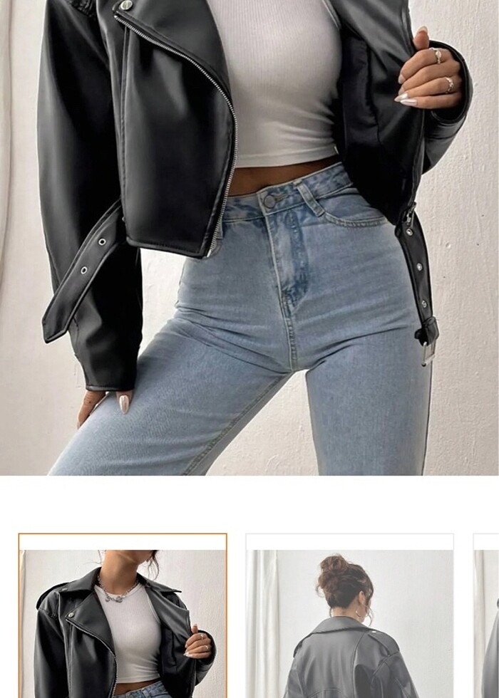 Deri ceket - Görsel 3