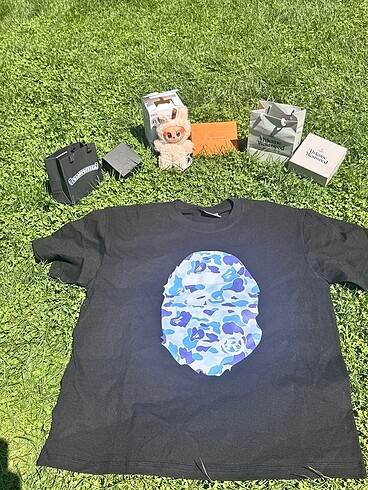 Bapesta Camo Logo Tee
