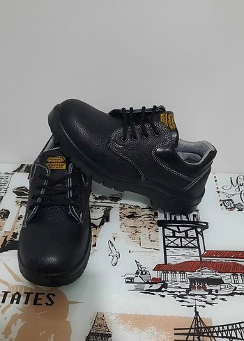 Siyah Yılan Derisi Desenli Bağcıklı Erkek Outdoor Ayakkabı - Görsel 2