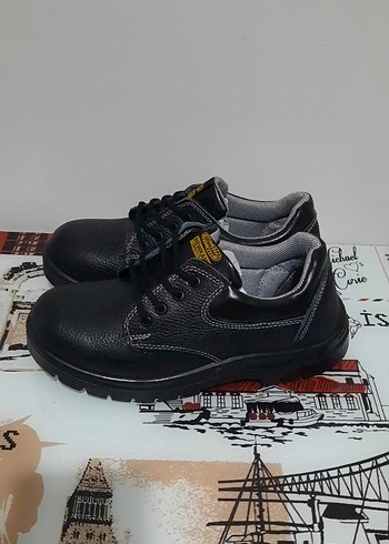 Siyah Yılan Derisi Desenli Bağcıklı Erkek Outdoor Ayakkabı - Görsel 3