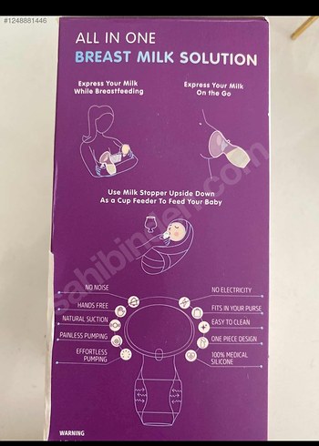 Pastel Mor Göğüs Pompası - Görsel 5