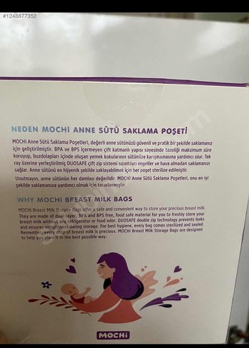 Mochi Anne Sütü Saklama Poşeti 19adet mevcut içinde - Görsel 6