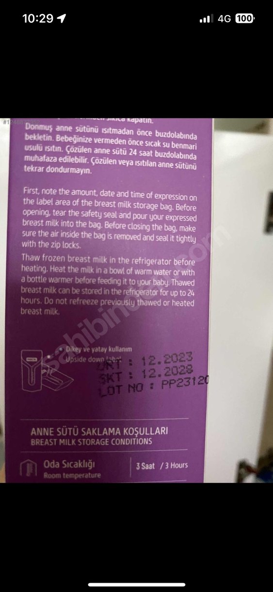 Mochi Anne Sütü Saklama Poşeti 19adet mevcut içinde - Görsel 4