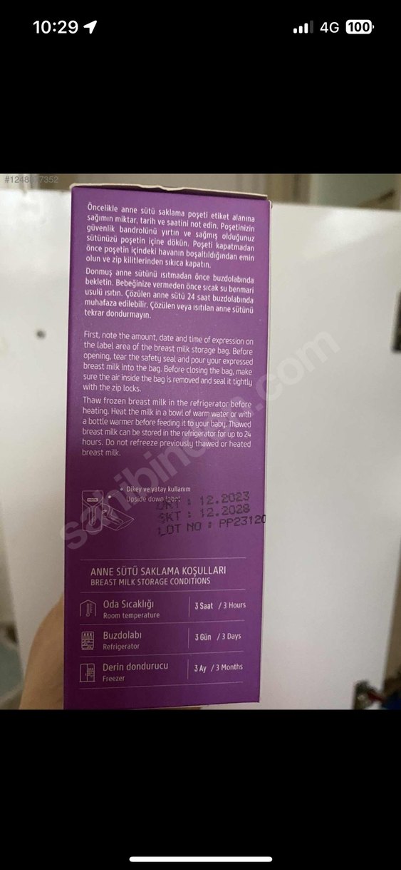 Mochi Anne Sütü Saklama Poşeti 19adet mevcut içinde - Görsel 3