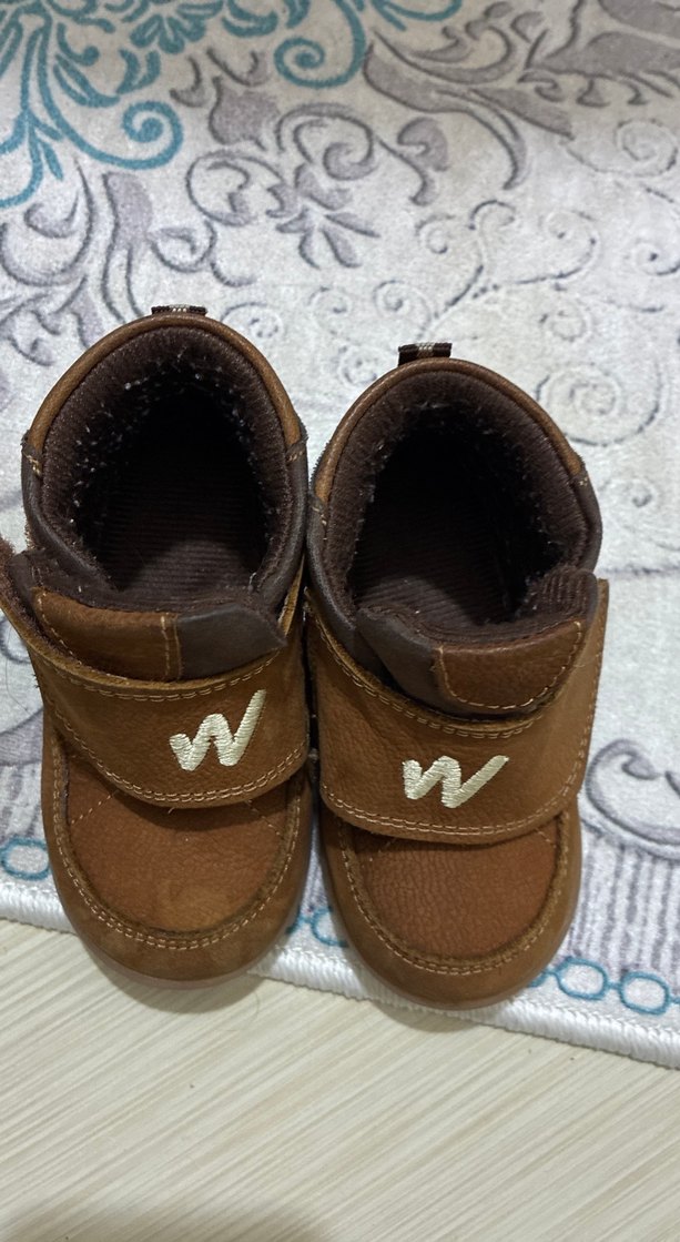 Kahverengi Erkek Bebek İlk Adım Ayakkabısı - Görsel 3