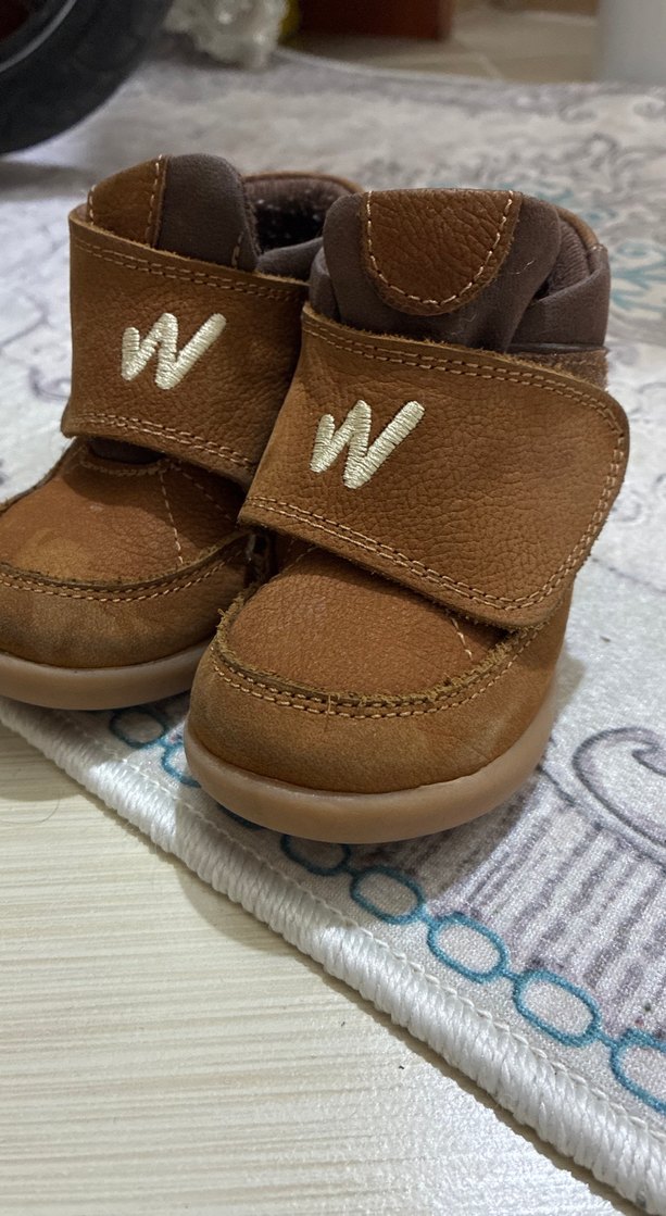 Kahverengi Erkek Bebek İlk Adım Ayakkabısı - Görsel 2