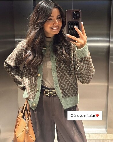Massimo Dutti Massimo Dutti Kadın Cardigan Triko Hırka
