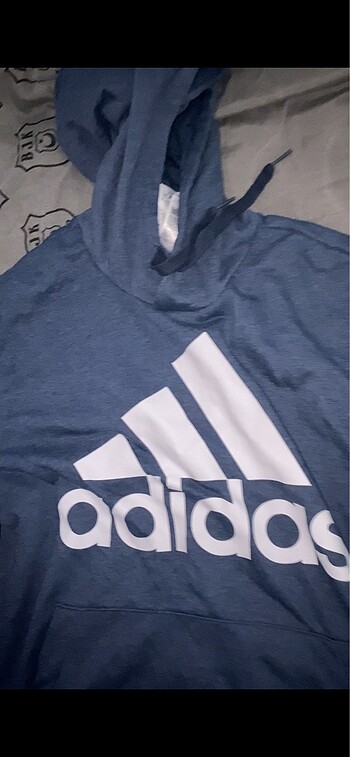 Adidas mavi sweat orjinal