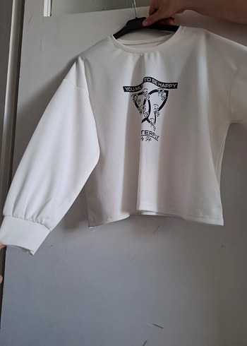 Beyaz Baskılı Kadın Bluz - Görsel 2