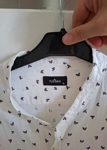 Kalp Desenli Beyaz Gömlek - Görsel 3