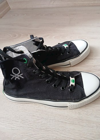 Kadın Siyah Bağcıklı Spor Ayakkabı - Görsel 2