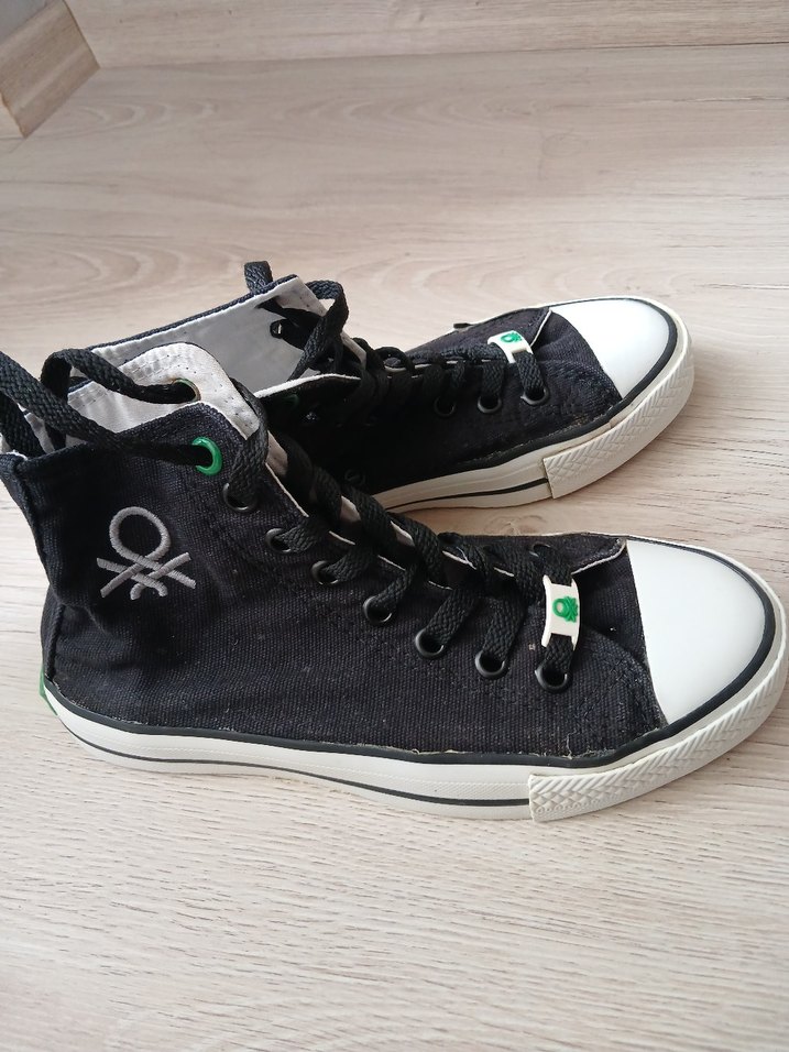 Kadın Siyah Bağcıklı Spor Ayakkabı - Görsel 2