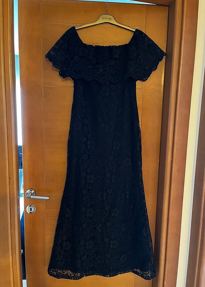 Güpür abiye elbise 36-38 beden uyumlu - Görsel 2