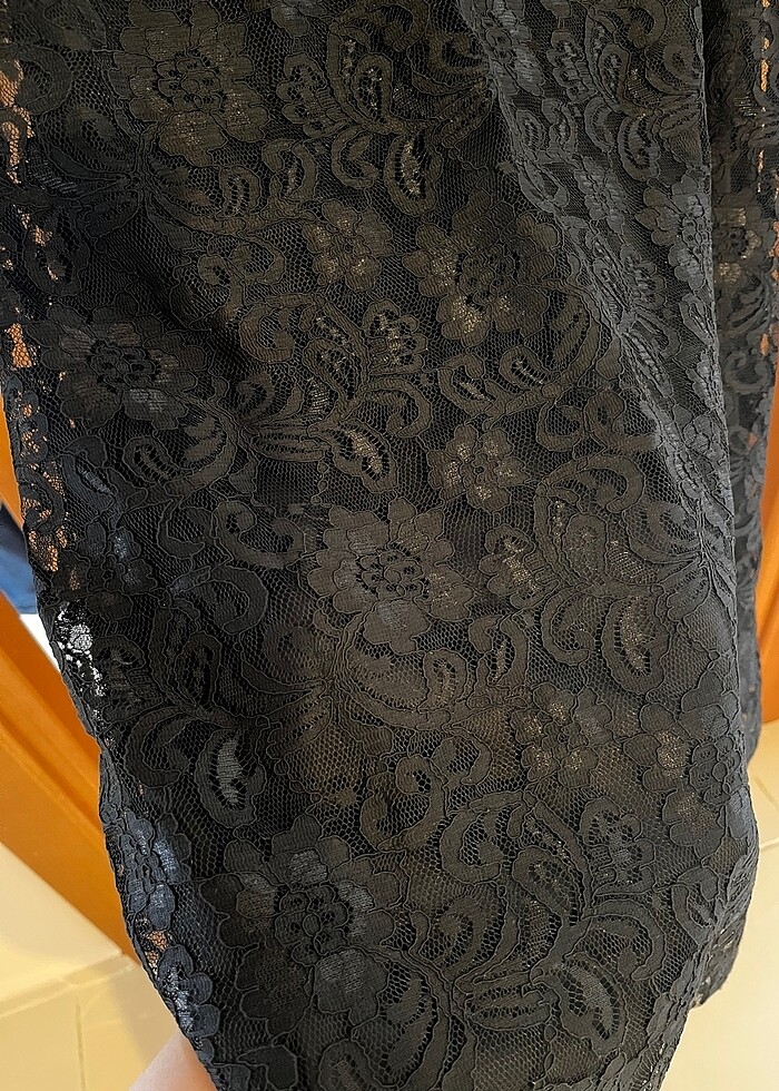 Güpür abiye elbise 36-38 beden uyumlu - Görsel 3