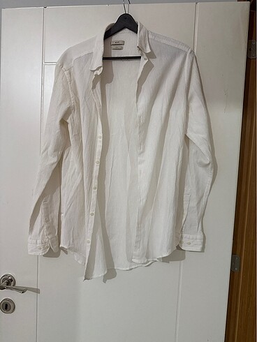 Diğer Krem slim fit erkek gömlek