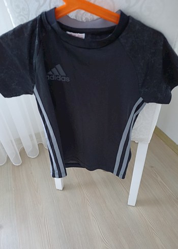 Siyah Gri Erkek Çocuk Kısa Kollu Tişört
